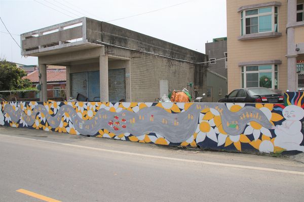 台灣原創插畫彩繪村：【嘉義景點】台灣原創插畫彩繪村~五大主題好事花生、求子順利、孕子平安、育子健康、望子成龍/奇可奇卡集結台灣80位插畫家/繪製多種風格的原創插圖實在好逗趣