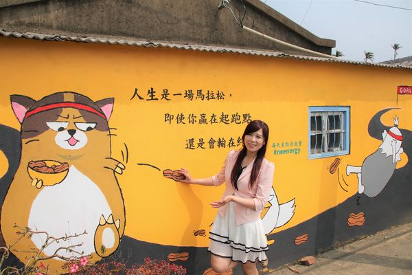 台灣原創插畫彩繪村：【嘉義景點】台灣原創插畫彩繪村~五大主題好事花生、求子順利、孕子平安、育子健康、望子成龍/奇可奇卡集結台灣80位插畫家/繪製多種風格的原創插圖實在好逗趣