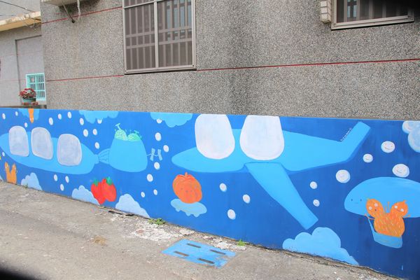 台灣原創插畫彩繪村：【嘉義景點】台灣原創插畫彩繪村~五大主題好事花生、求子順利、孕子平安、育子健康、望子成龍/奇可奇卡集結台灣80位插畫家/繪製多種風格的原創插圖實在好逗趣