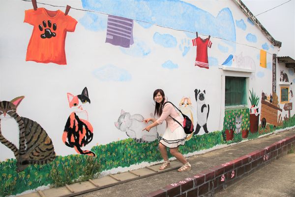 台灣原創插畫彩繪村：【嘉義景點】台灣原創插畫彩繪村~五大主題好事花生、求子順利、孕子平安、育子健康、望子成龍/奇可奇卡集結台灣80位插畫家/繪製多種風格的原創插圖實在好逗趣