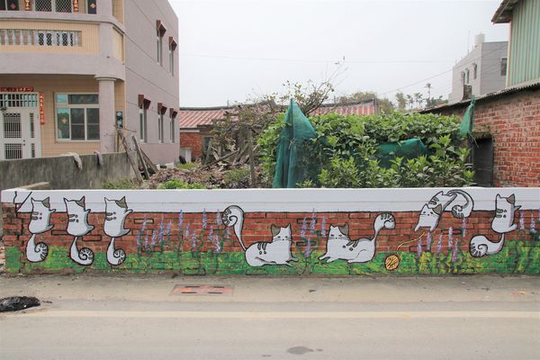 台灣原創插畫彩繪村：【嘉義景點】台灣原創插畫彩繪村~五大主題好事花生、求子順利、孕子平安、育子健康、望子成龍/奇可奇卡集結台灣80位插畫家/繪製多種風格的原創插圖實在好逗趣