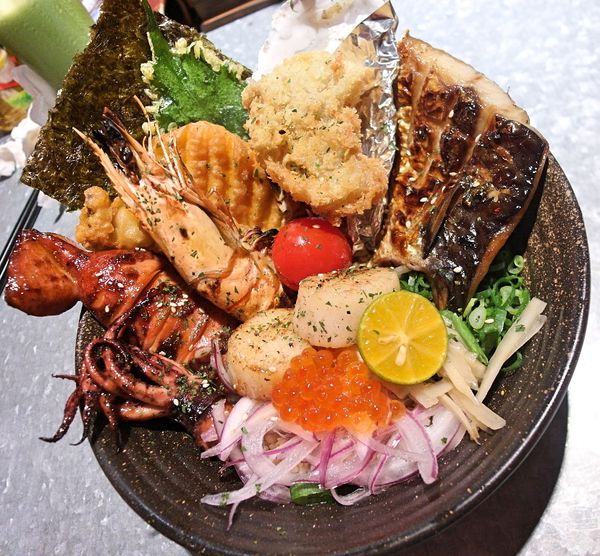 漂丿燒肉食堂:❤️美食❤️【台北。大安】漂丿燒肉食堂★男子漢燒肉飯/霸道美味/奢華海鮮大盛丼