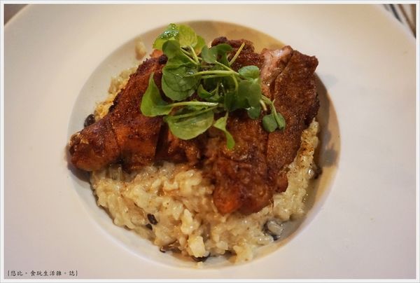 蘑菇Pasta-23-香料烤雞腿奶油燉飯.JPG