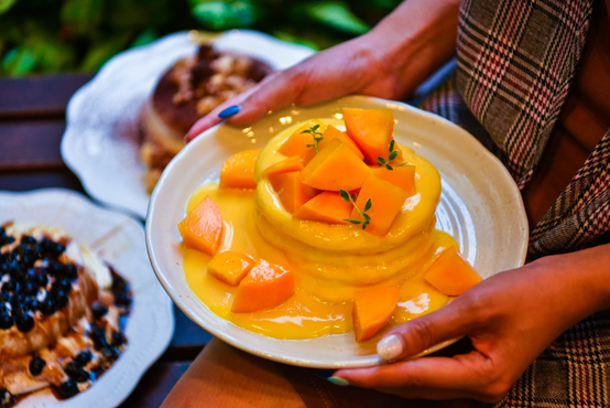 蘑菇pasta:台中龍井區美食-東海商圈高cp值平價美義式料理,首推舒芙蕾厚鬆餅,還有各式主題打卡牆化身為網美!