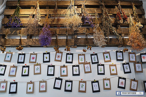 台北美食【伍伍零咖啡與餐】乾燥花咖啡館。士林芝山早午餐推薦