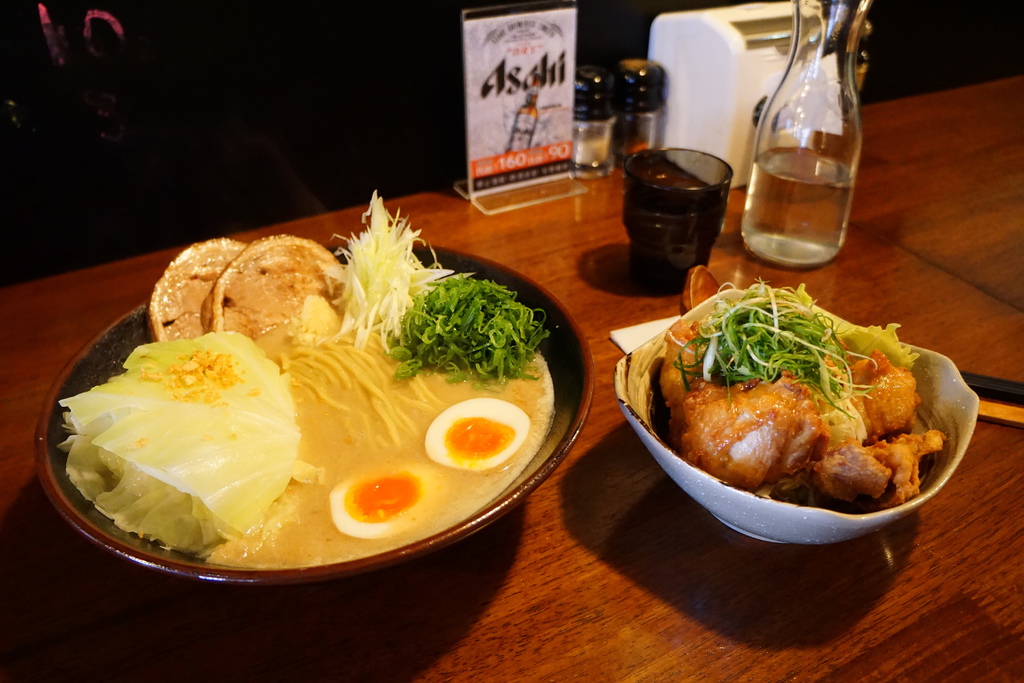濃蒜豚骨拉麵&炸雞塊 濃蒜豚骨拉麵&炸雞塊