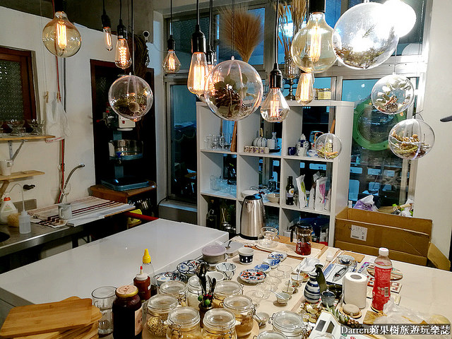 『桃園中壢下午茶』朝夕相處coexist studio★乾燥花店結合冰店被乾燥花圍繞吃雪花冰喝下午茶/新娘捧花婚禮場地佈置乾燥花課程