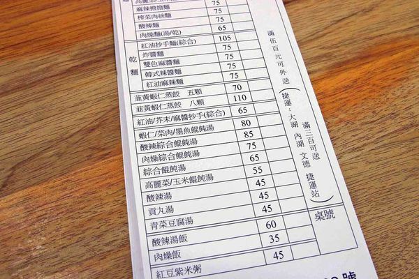 【內湖美食】雲謙徽餛飩-五種不同口味的餛飩