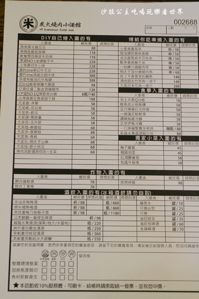 米碳火燒肉小酒館:新北.新莊/迴龍『米碳火燒肉小酒館』居酒屋/燒烤/串燒/捷運迴龍站