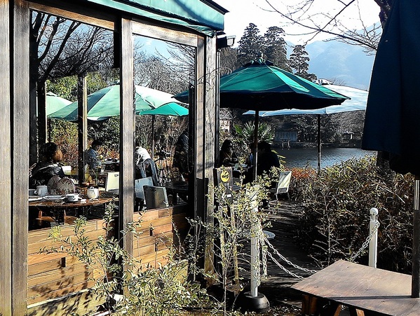 湯布院湯の坪街道(由布見通)：金麟湖 の   ..午后散策