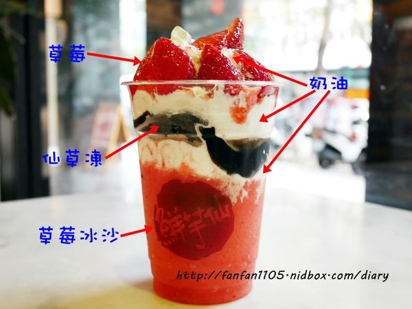 【東區美食】鮮芋仙 Meet Fresh 台式甜品專家 草莓季 冬季限定 草莓仙草凍冰沙 (17).JPG