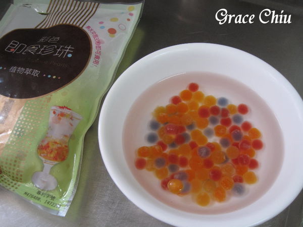 彩色珍珠 彩色泡泡珠 IQF即食彩色珍珠粉圓 巧娜娜彩色即食珍珠