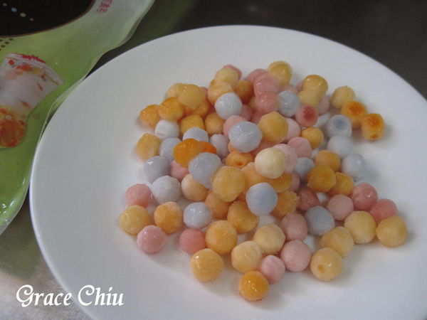 巧娜娜彩色即食珍珠 彩色泡泡珠 IQF即食彩色珍珠粉圓