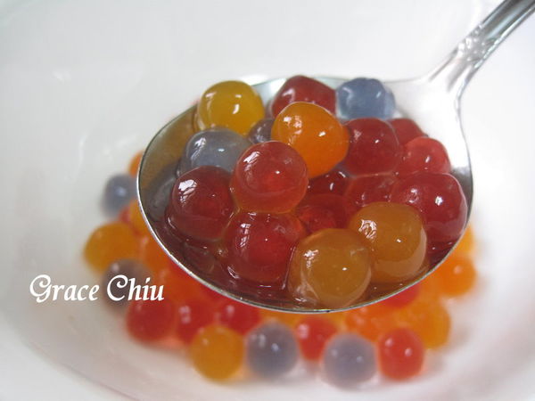 巧娜娜彩色即食珍珠 彩色泡泡珠 IQF即食彩色珍珠粉圓