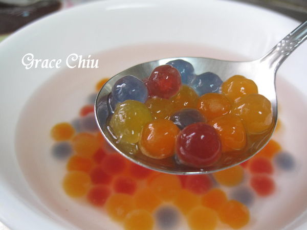 彩色珍珠 彩色泡泡珠 IQF即食彩色珍珠粉圓 巧娜娜彩色即食珍珠