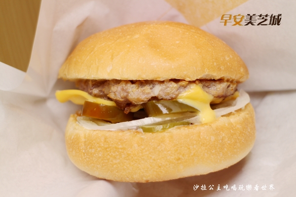 早安美芝城(北市活力汀州店)：台北早餐連鎖加盟店『早安美芝城(北市活力汀州店)』牛肉漢堡新上市