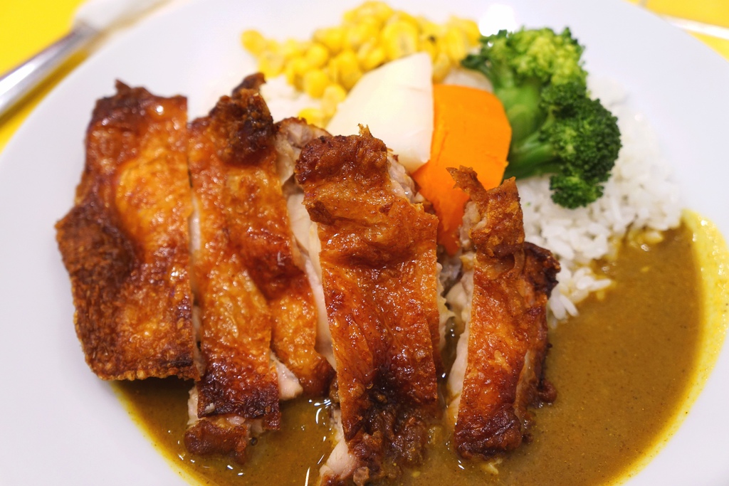 香酥炸雞腿排印度咖哩