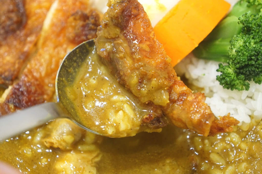 香酥炸雞腿排印度咖哩