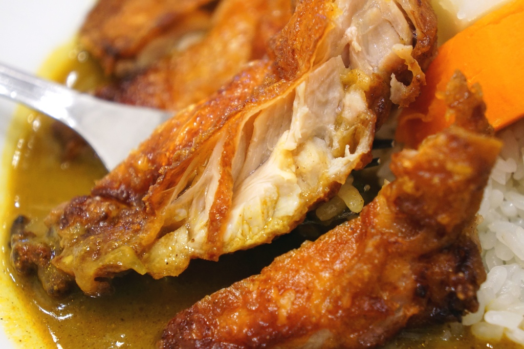 香酥炸雞腿排印度咖哩