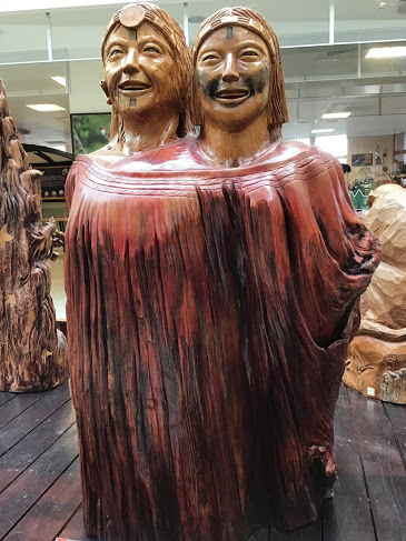 大雪山遊客中心-漂流木雕刻展