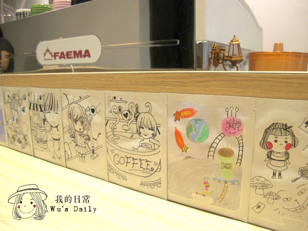 Han's Café 寒咖啡：├吃喝┤Han's Café 寒咖啡-銀河的起源來自於濃縮與牛奶的大爆炸