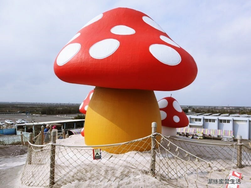七股鹽山-台南七股/攀爬大鹽山!巨大造景藝術及遊樂設施 - 潔絲蜜愛生活