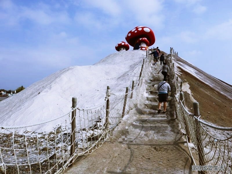 七股鹽山-台南七股/攀爬大鹽山!巨大造景藝術及遊樂設施 - 潔絲蜜愛生活