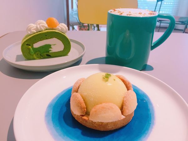 捷運江子翠站✿ 藍色微光 One Earth Café✿ 優雅恬淡的轉角咖啡廳~超驚豔山丘上的暖陽與檸夏 !