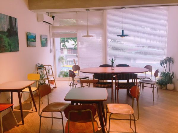 捷運江子翠站✿ 藍色微光 One Earth Café✿ 優雅恬淡的轉角咖啡廳~超驚豔山丘上的暖陽與檸夏 !