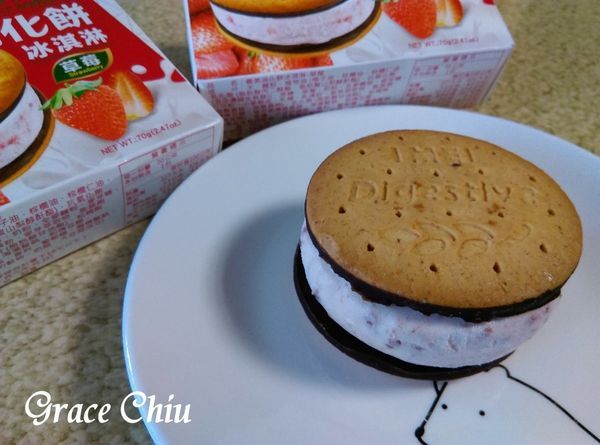 義美消化餅冰淇淋 草莓 義美消化餅冰淇淋 草莓