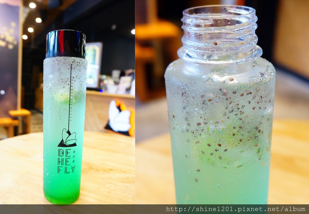 士林人氣飲料美食. 貝尼菲BENEFLY漸層飲料