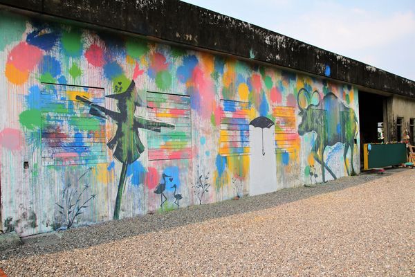 優雅農夫藝文農場：【台南後壁景點】優雅農夫藝文農場~優雅的巨形農夫守護著這塊園地，大家愛的吉米、樹屋、巨形椅、當鞦韆及沙坑，都很適合親子一起過來，情境式美拍場景多到拍不完