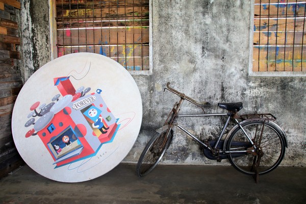 優雅農夫藝文農場：【台南後壁景點】優雅農夫藝文農場~優雅的巨形農夫守護著這塊園地，大家愛的吉米、樹屋、巨形椅、當鞦韆及沙坑，都很適合親子一起過來，情境式美拍場景多到拍不完