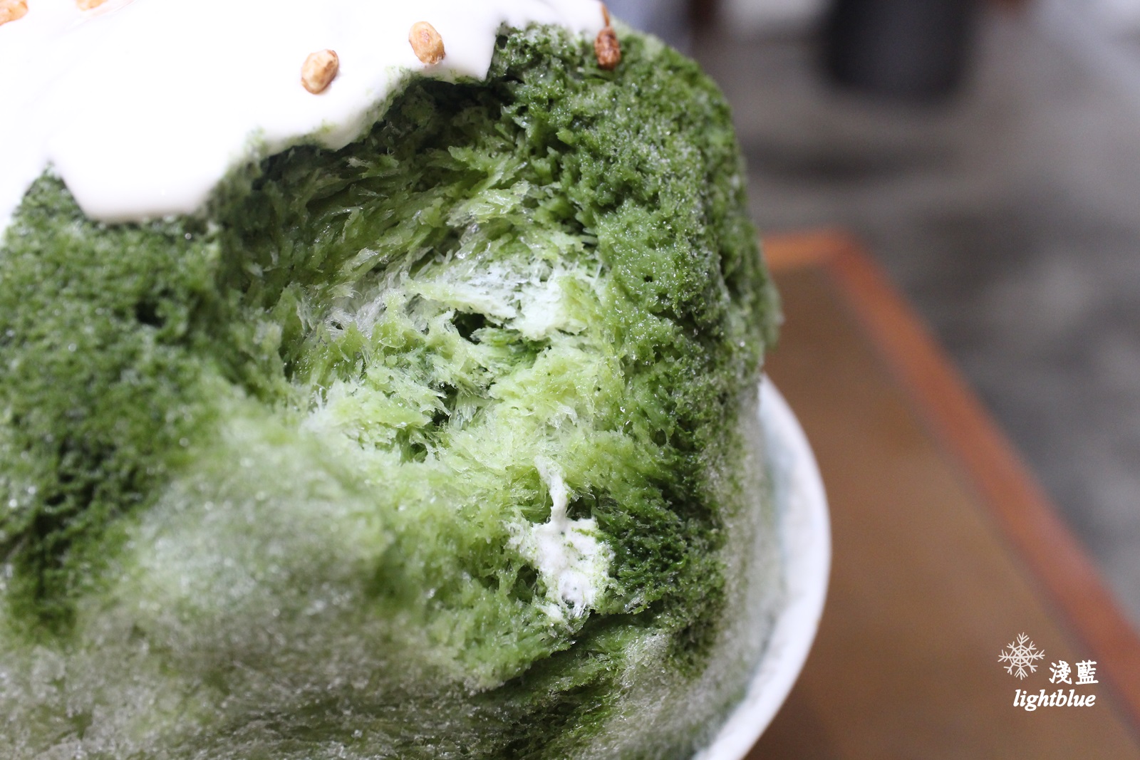 台中美食：淺藍 × 冰田ガリガリ～有小山園抹茶冰和抹茶司康的抹茶控愛店