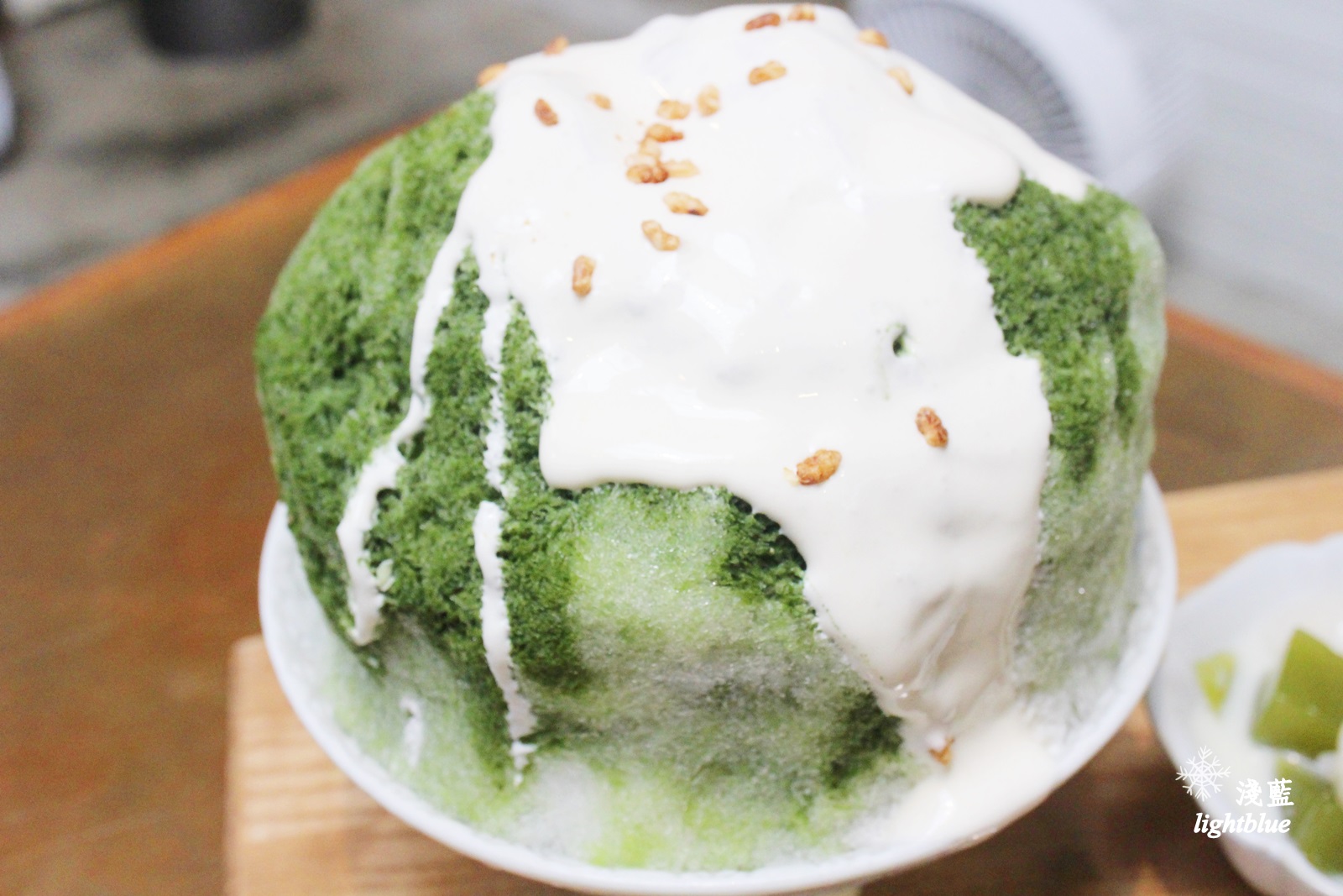 台中美食：淺藍 × 冰田ガリガリ～有小山園抹茶冰和抹茶司康的抹茶控愛店