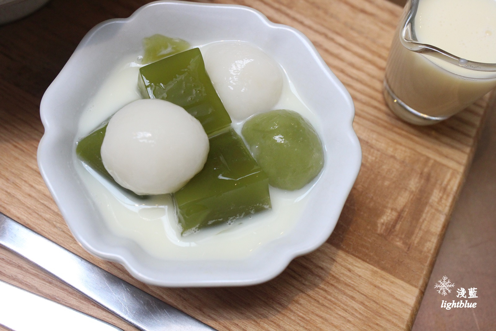 台中美食：淺藍 × 冰田ガリガリ～有小山園抹茶冰和抹茶司康的抹茶控愛店