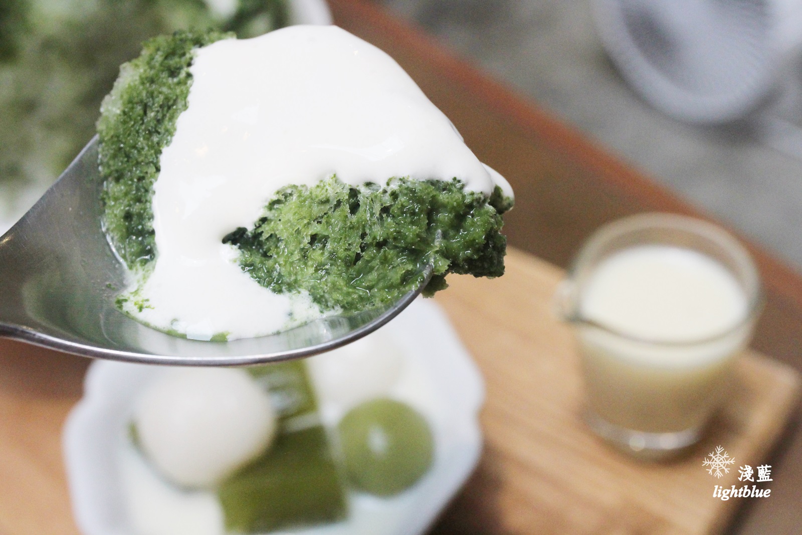 台中美食：淺藍 × 冰田ガリガリ～有小山園抹茶冰和抹茶司康的抹茶控愛店