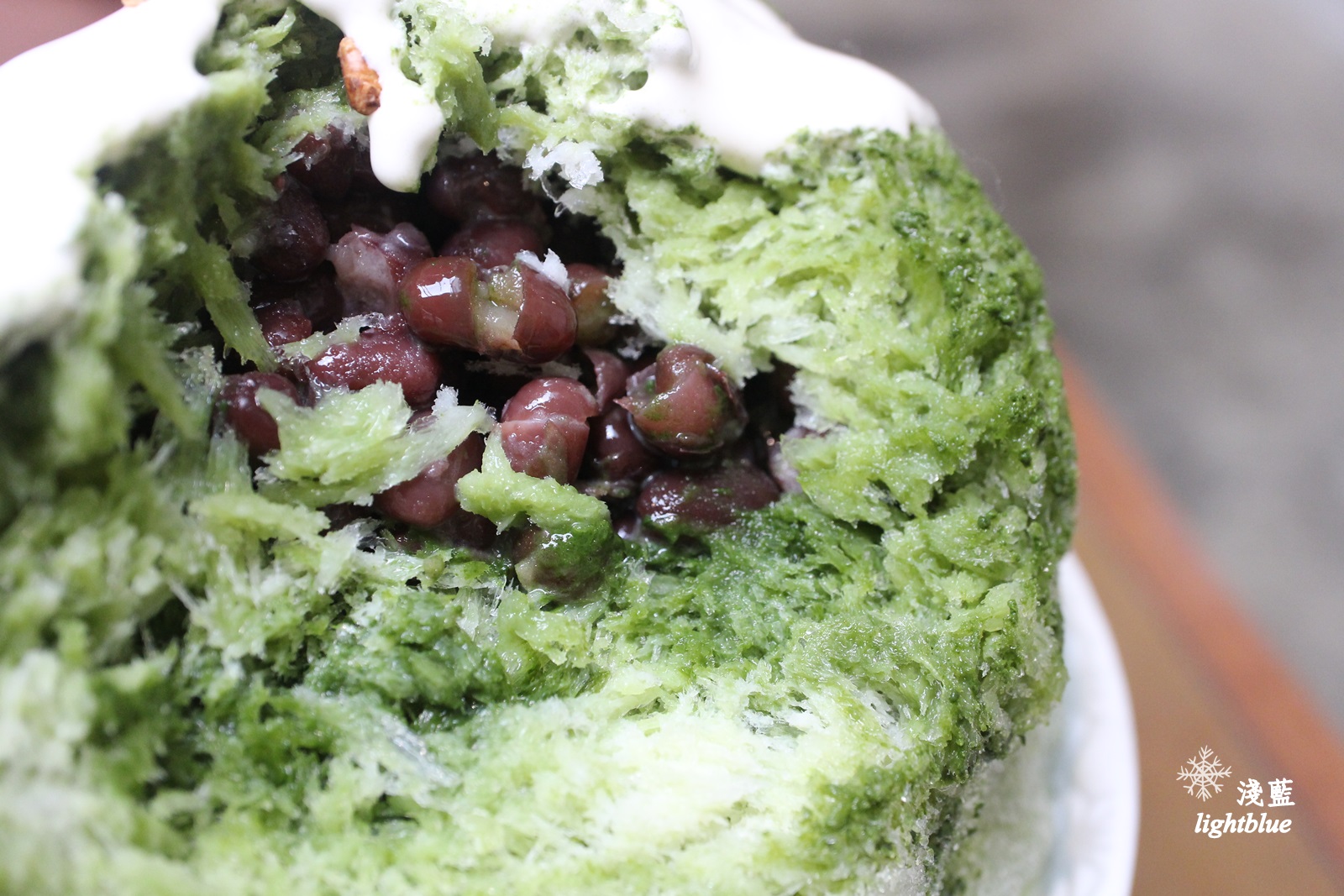 台中美食：淺藍 × 冰田ガリガリ～有小山園抹茶冰和抹茶司康的抹茶控愛店