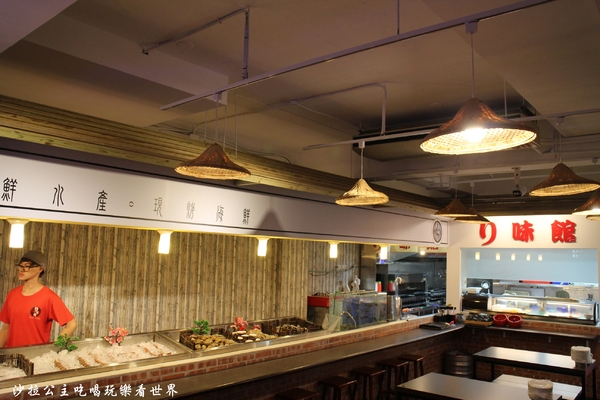台北リ味館/原味館：東區.市民大道新開幕海鮮燒烤『台北リ味館/原味館』現烤鮮蚵/泰國蝦/199元生啤喝到飽/宵夜/有包廂/捷運忠孝復興站