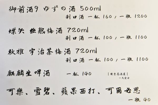 東區美食-樂吉居酒屋 東區美食-樂吉居酒屋