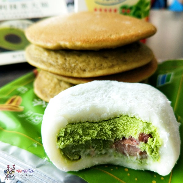 便利商店,抹茶,冰淇淋,抹茶泡芙,開箱,抹茶牛奶