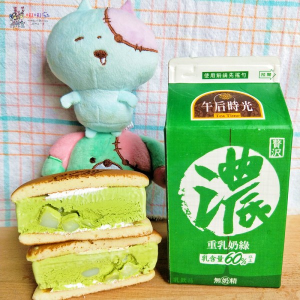 便利商店,抹茶,冰淇淋,抹茶泡芙,開箱,抹茶牛奶