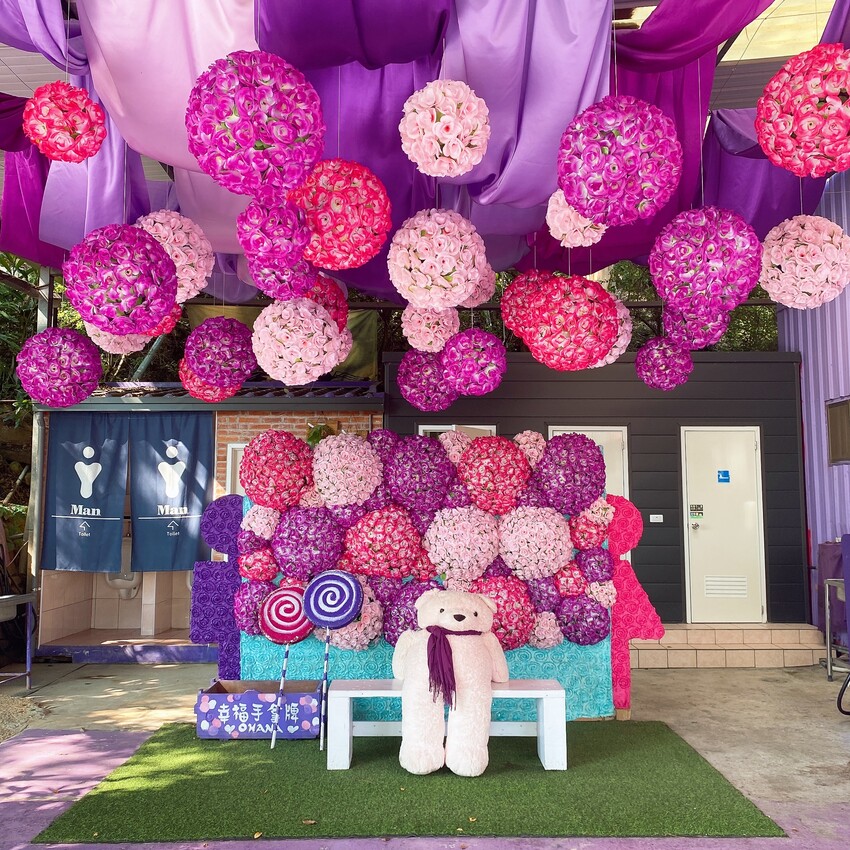 苗栗人氣夢幻的紫色咖啡廳—噢哈娜咖啡屋，高達10個打卡景點任你拍，快揪姊妹一起來