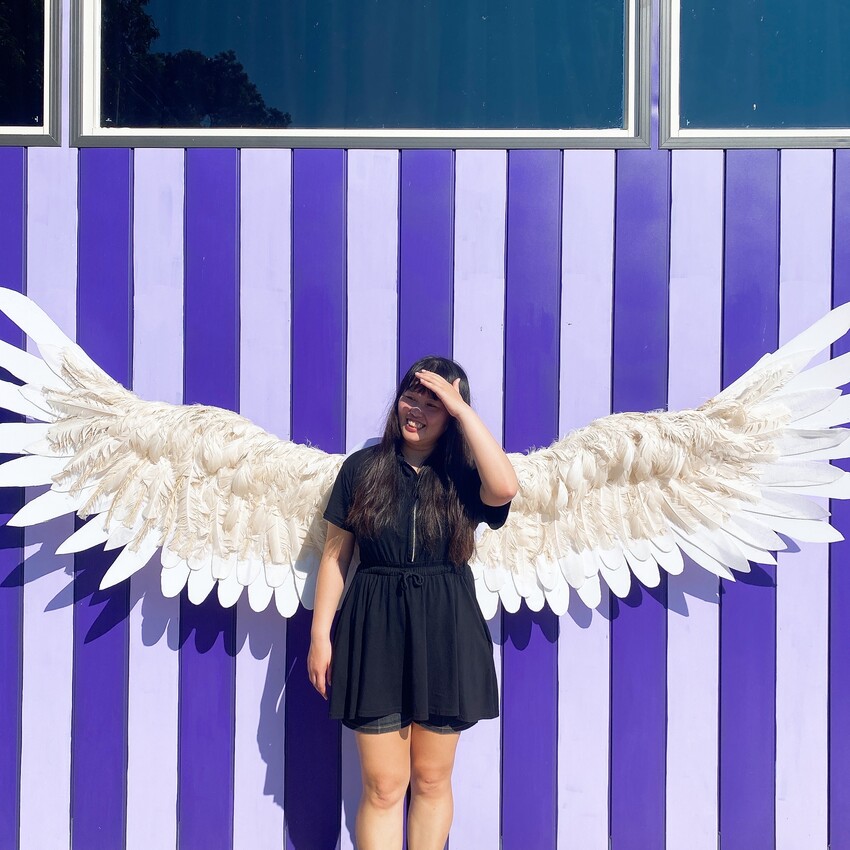 苗栗人氣夢幻的紫色咖啡廳—噢哈娜咖啡屋，高達10個打卡景點任你拍，快揪姊妹一起來