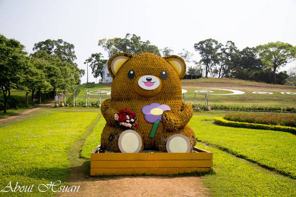 大溪花海農場:摩艾巨石像-大溪花海農場親子遊推薦