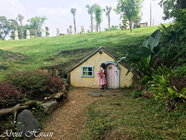 大溪花海農場:摩艾巨石像-大溪花海農場親子遊推薦