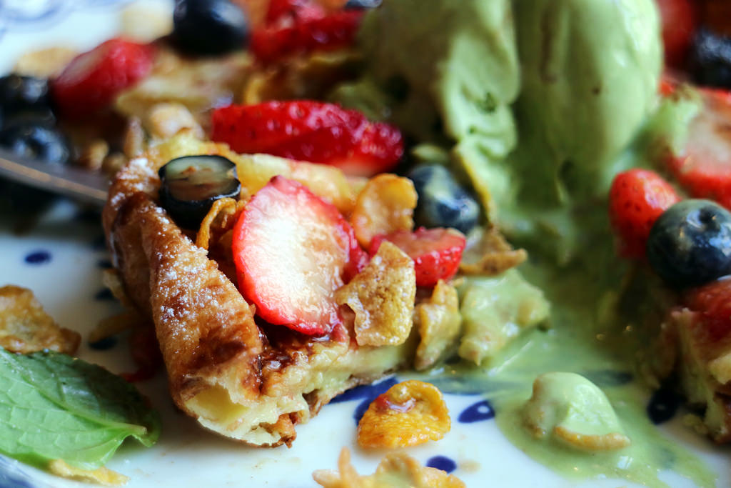 美食►桃園┃未秧咖啡┃藝文特區附近隱藏版桃園早午餐，彩色拉花、荷蘭鬆餅超吸睛！