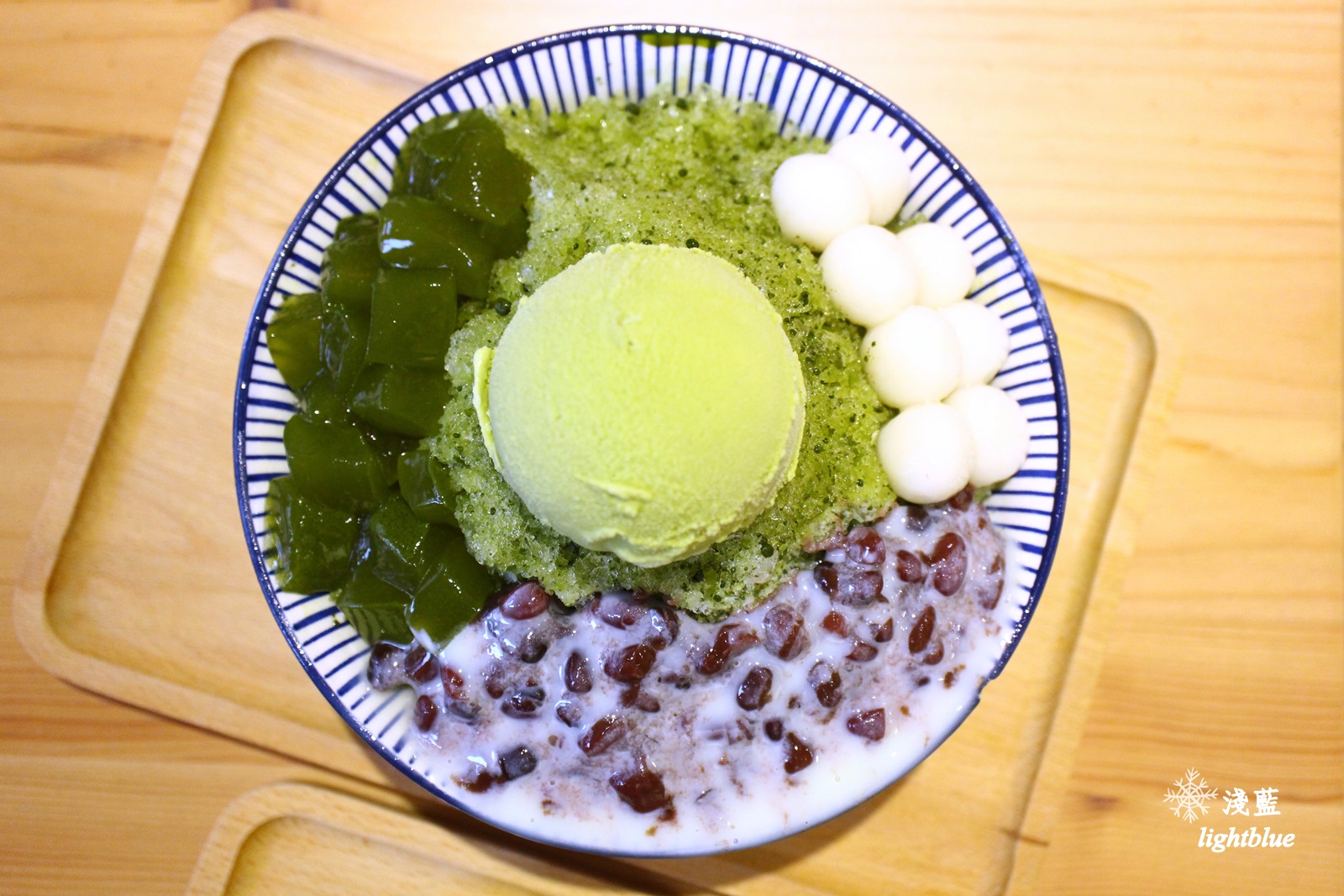 宜蘭羅東美食：淺藍 × 小島日和～熱門打卡花牆，豪華宇治金時抹茶刨冰