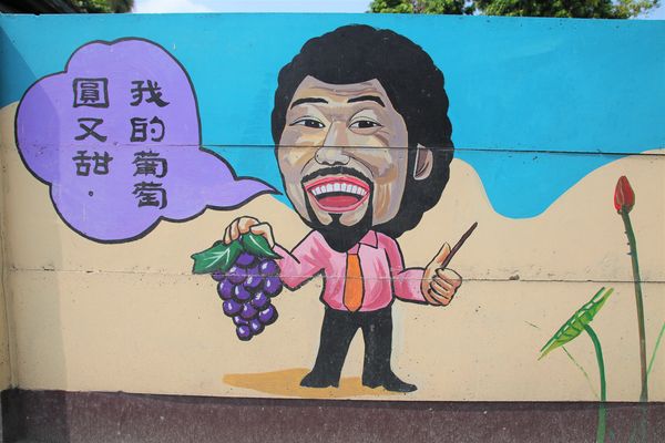 彰化溪湖巨峰葡萄彩繪:【彰化景點】彰化溪湖巨峰葡萄彩繪~充滿幽默風趣和在地風格存在的小小樂趣