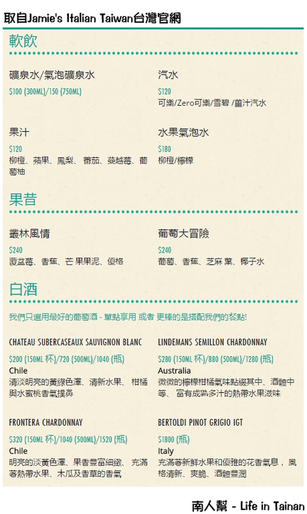 Jamie's Italian Taiwan 